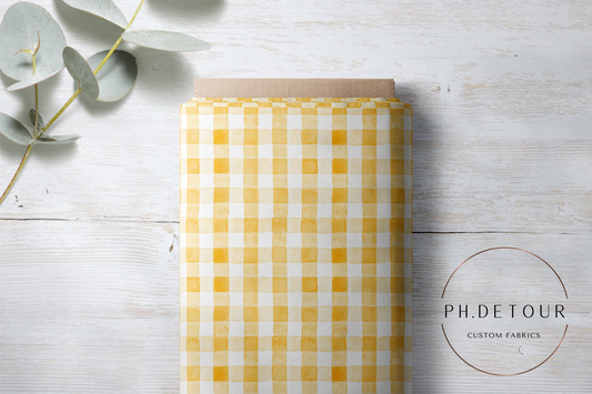 Watercolor Gingham - Amethyst - Luxe PUL