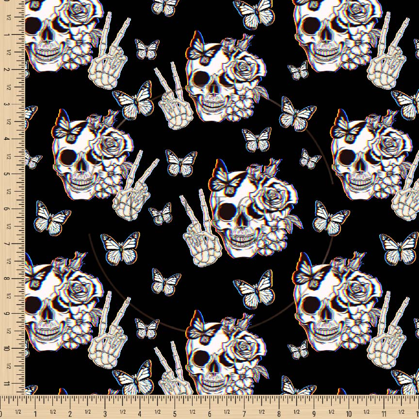 PREORDER - Peace Love Skeletons - 3521 - Choose Your Base