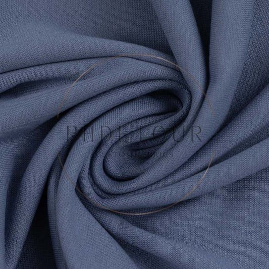 Wholesale European French Terry - 259 - Blue/Grey