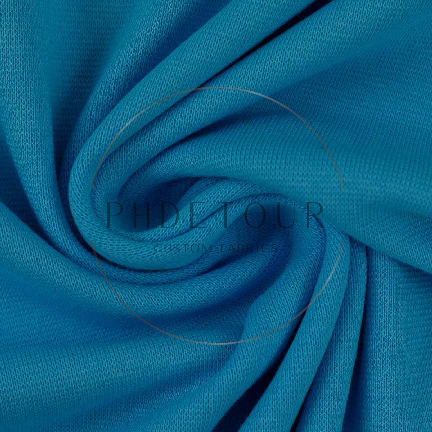 Wholesale European French Terry - 842 - Cerulean Blue