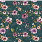 PREORDER - Amethyst Floral on Teal - 0029 - Choose Your Base