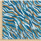 PREORDER - Blue Glitter Zebra Stripes - 0131 - Choose Your Base