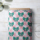 PREORDER - Bows on Pink Plaid - 0157 - Choose Your Base
