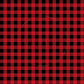 PREORDER - Buffalo Plaid - Bright Red - 0163 - Choose Your Base