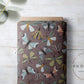 PREORDER - Burlap Moths on Raisin - 0186 - Choose Your Base