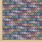 PREORDER - Burlap Rainbow Squares on Navy - 0192 - Choose Your Base