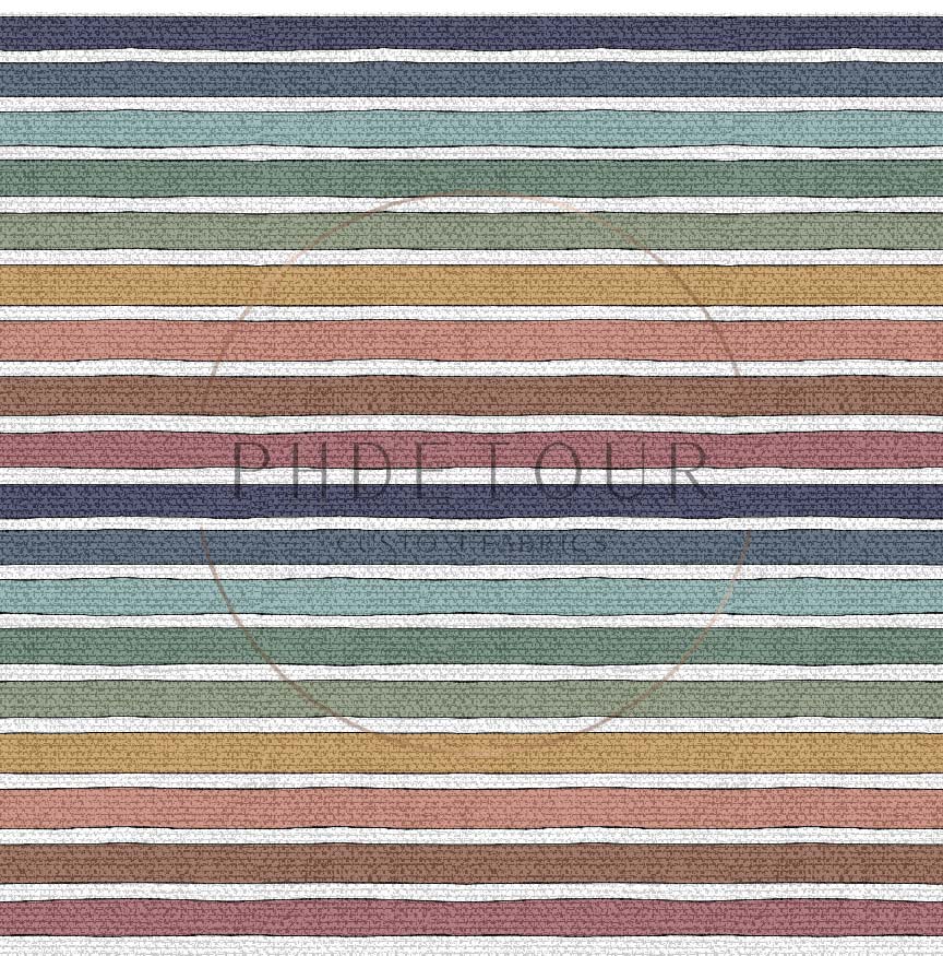 PREORDER - Burlap Rainbow Stripes - 0195 - Choose Your Base