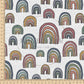 PREORDER - Burlap Rainbows on White - 0197 - Choose Your Base