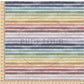 PREORDER - Burlap Watercolor Narrow Stripes - Rainbow - 0209 - Choose Your Base