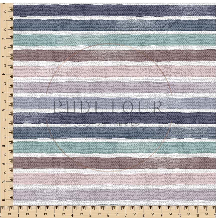 PREORDER - Burlap Watercolor Stripes - Purples - 0213 - Choose Your Base