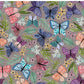 PREORDER - Butterfly Toss on Handwoven Texture - Mushroom - 0231 - Choose Your Base