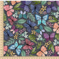 PREORDER - Butterfly Toss on Handwoven Texture - Slate - 0234 - Choose Your Base