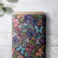 PREORDER - Butterfly Toss on Herringbone Eggplant - 0239 - Choose Your Base
