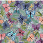 PREORDER - Butterfly Toss on Watercolor Mineral - 0264 - Choose Your Base