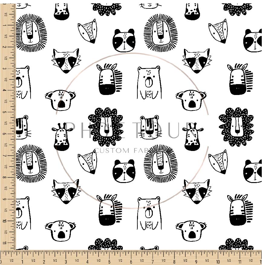 PREORDER - BW Animal Faces - 0271 - Choose Your Base