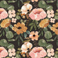 PREORDER - Charlotte Floral on Dark Charcoal - 0317 - Choose Your Base