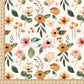 PREORDER - Charlotte Mini Floral on Cream - 0323 - Choose Your Base