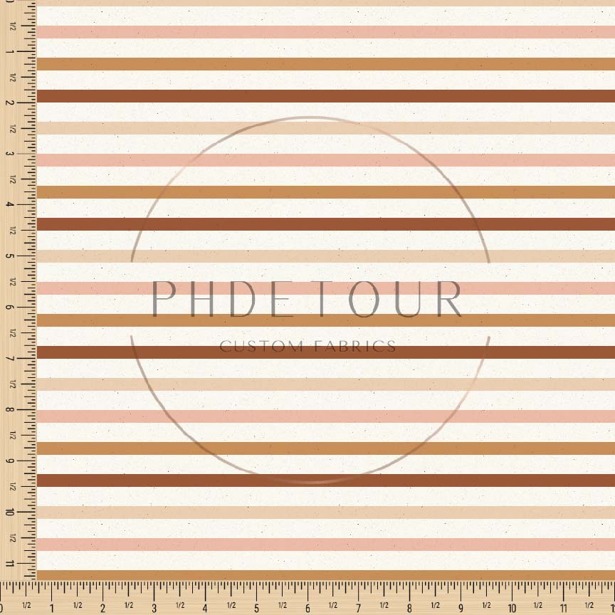 PREORDER - Charlotte Rust Tone Stripes - 0327 - Choose Your Base