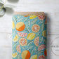 PREORDER - Citrus on Watercolor Aqua - 0382 - Choose Your Base
