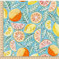 PREORDER - Citrus on Watercolor Aqua - 0382 - Choose Your Base