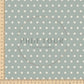 PREORDER - Claire Polka Dots on Dusty Blue - 0402 - Choose Your Base