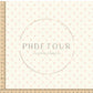 PREORDER - Dainty Pink Dots on Cream - 0438 - Choose Your Base