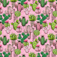 PREORDER - Desert Plants on Pink - 0461 - Choose Your Base