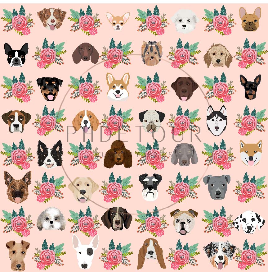 PREORDER - Dogs and Flowers - 0481 - Choose Your Base