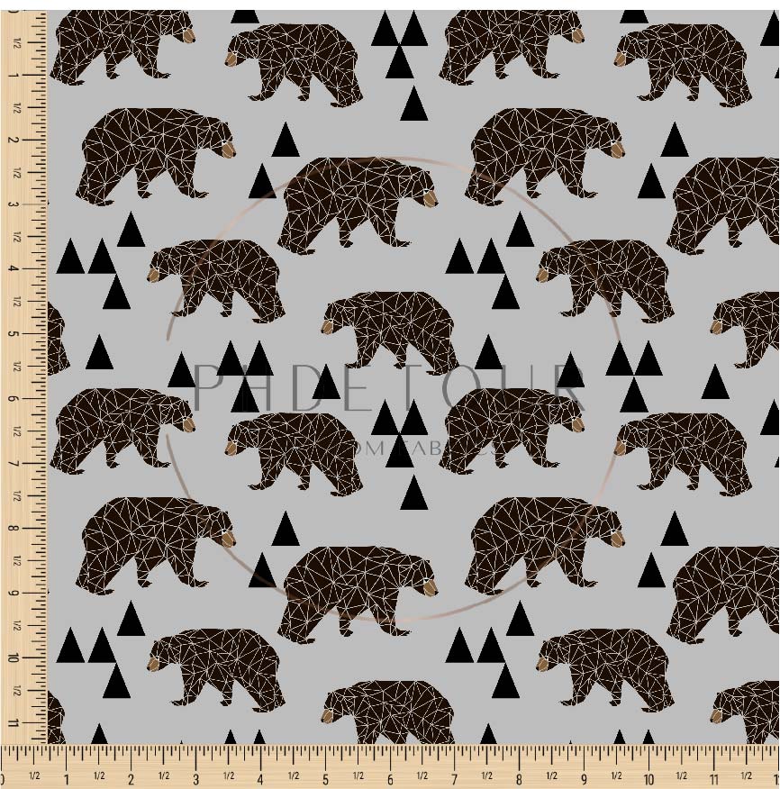 PREORDER - Geometric Bears - 0578 - Choose Your Base