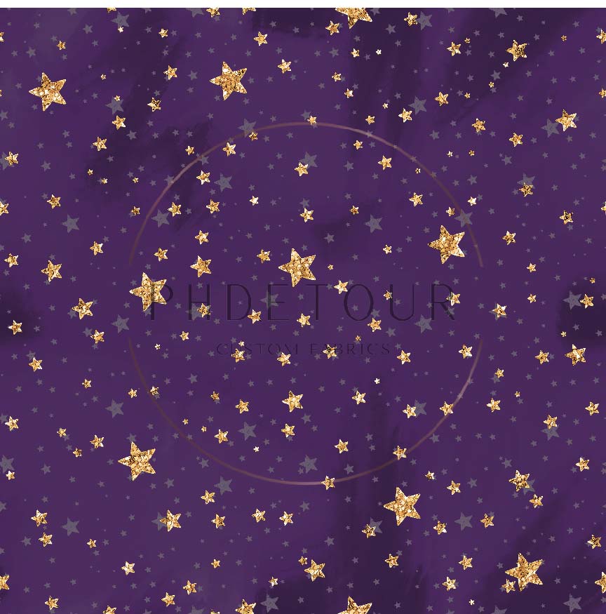 PREORDER - Gold Stars on Purple - 0626 - Choose Your Base