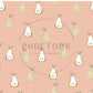 PREORDER - Golden Pears on Blossom - 0633 - Choose Your Base