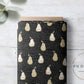 PREORDER - Golden Pears on Handwoven Texture Black - 0645 - Choose Your Base