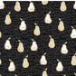 PREORDER - Golden Pears on Handwoven Texture Black - 0645 - Choose Your Base
