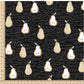 PREORDER - Golden Pears on Handwoven Texture Black - 0645 - Choose Your Base