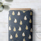 PREORDER - Golden Pears on Handwoven Texture Cadet - 0647 - Choose Your Base