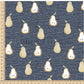 PREORDER - Golden Pears on Handwoven Texture Cadet - 0647 - Choose Your Base