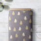 PREORDER - Golden Pears on Handwoven Texture Grey Violet - 0652 - Choose Your Base
