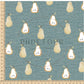 PREORDER - Golden Pears on Handwoven Texture Ocean - 0659 - Choose Your Base