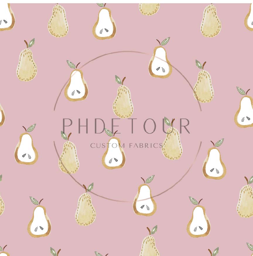 PREORDER - Golden Pears on Lotus - 0668 - Choose Your Base