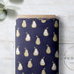 PREORDER - Golden Pears on Navy - 0672 - Choose Your Base