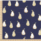PREORDER - Golden Pears on Navy - 0672 - Choose Your Base