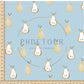 PREORDER - Golden Pears on Sky - 0679 - Choose Your Base