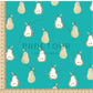 PREORDER - Golden Pears on Teal - 0685 - Choose Your Base