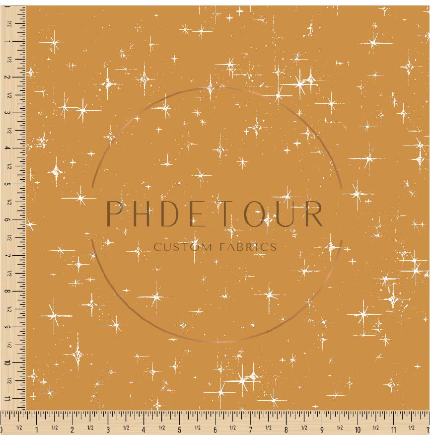 PREORDER - Grunge Stars on Caramel - 0706 - Choose Your Base