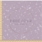 PREORDER - Grunge Stars on Grey Violet - 0711 - Choose Your Base