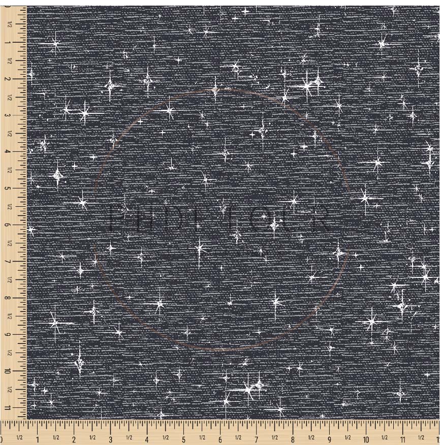 PREORDER - Grunge Stars on Handwoven Texture Slate - 0733 - Choose Your Base
