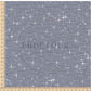 PREORDER - Grunge Stars on Handwoven Texture Storm - 0736 - Choose Your Base