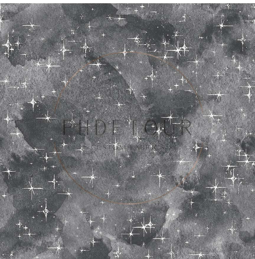 PREORDER - Grunge Stars on Watercolor Space - 0790 - Choose Your Base
