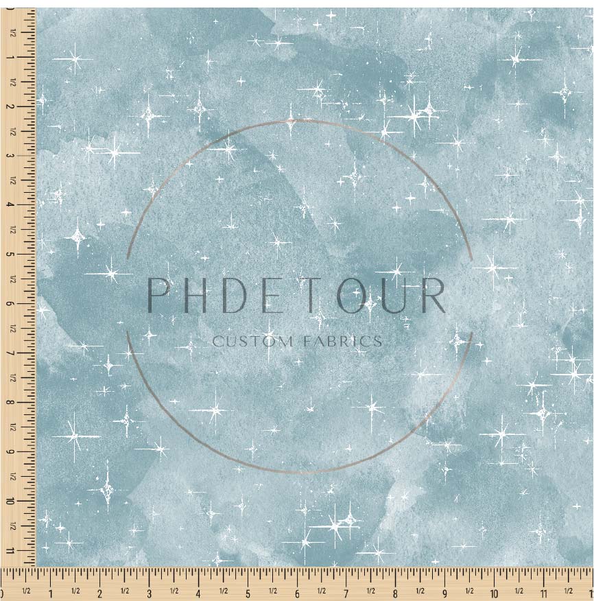 PREORDER - Grunge Stars on Watercolor Weldon - 0793 - Choose Your Base