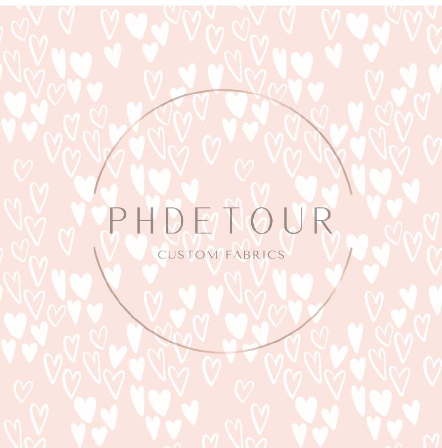 PREORDER - Hearts on Pale Pink - 0856 - Choose Your Base